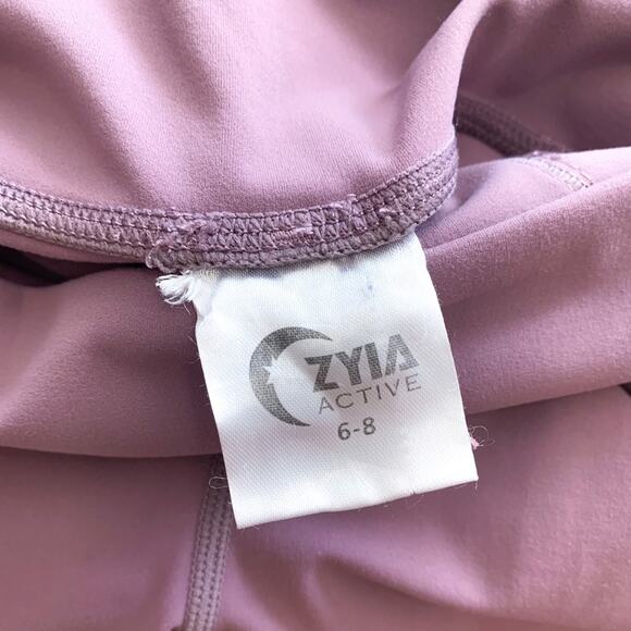 Zyia Athletic Stretch Legging in Purple Mauve Size 6-8 - Picture 10 of 11